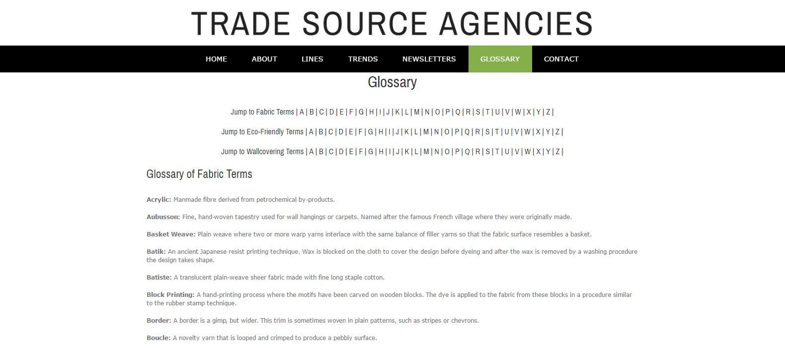 Trade Source Agencies